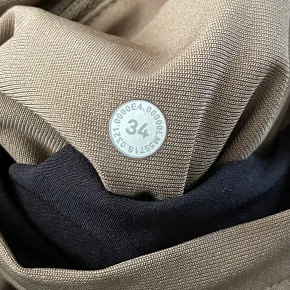 Lululemon ABC Slim-Fit 5 Pocket Mens Pants W34xL31.5 Warpstreme Artifact Brown - Picture 7 of 11